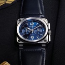 Bell&amp;Ross BR03-94 Bleu Steel