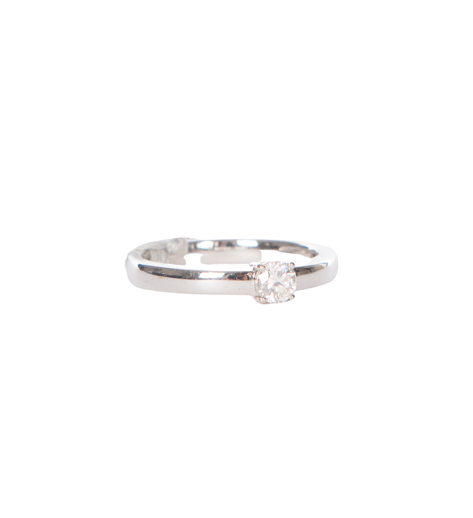 Hulpiau Ring Solitair 0,42 ct