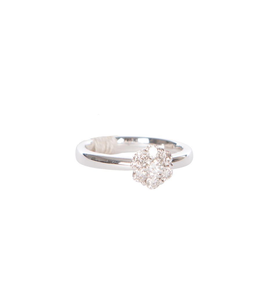 Hulpiau Ring Diamant Roos medium